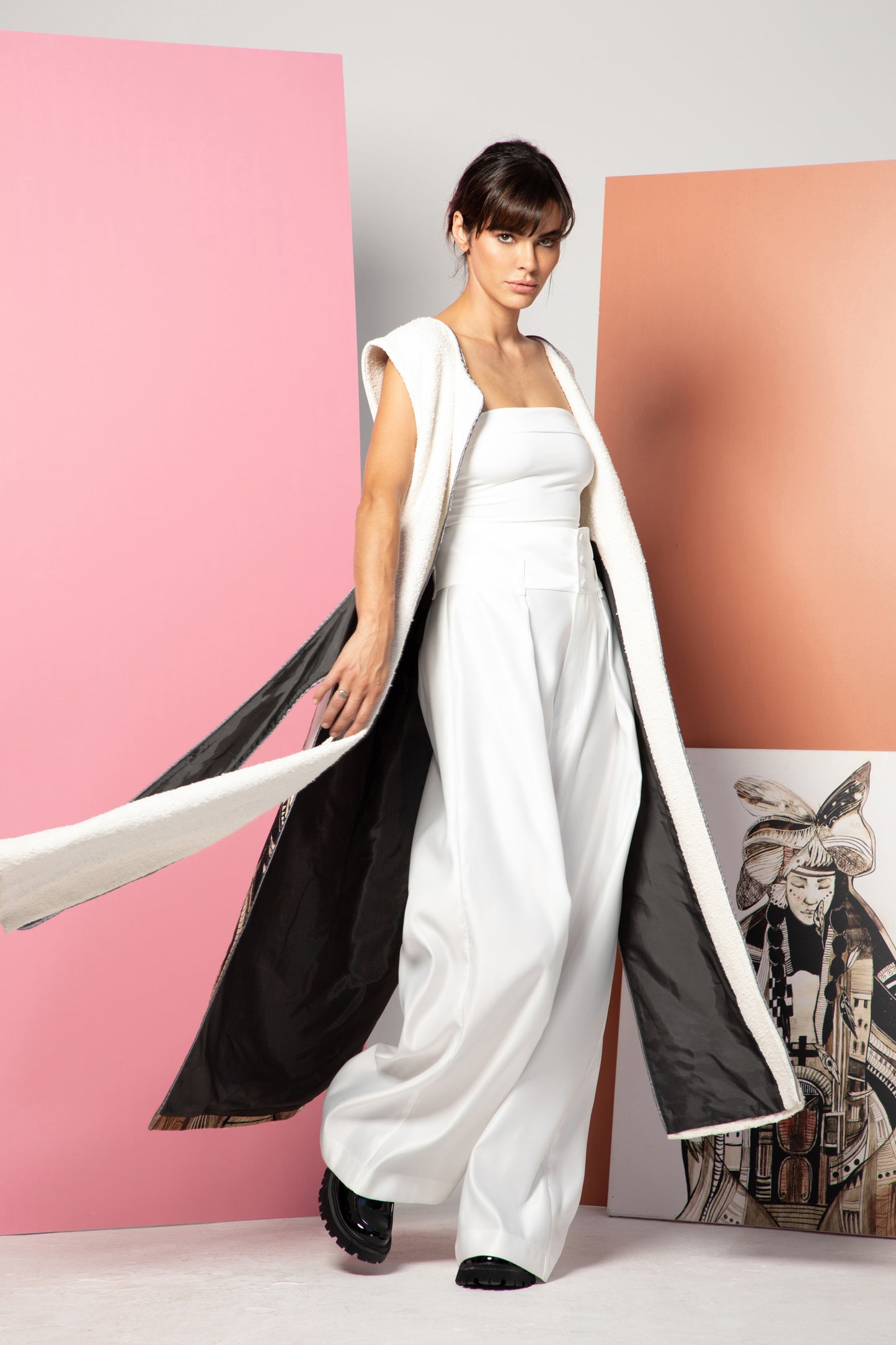 Gilet lungo "North Pray"