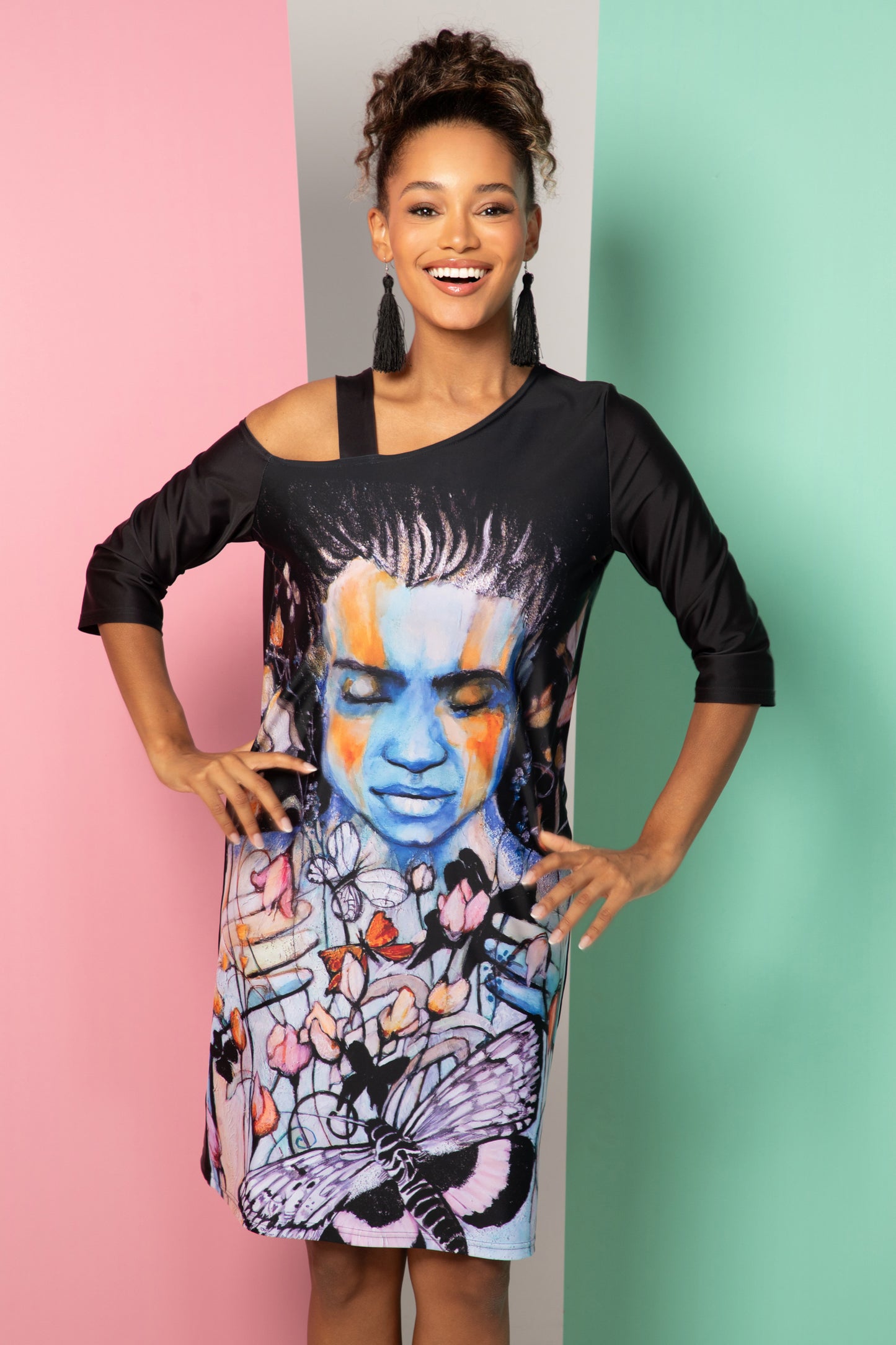 Dress Open Arm "Moonlight"