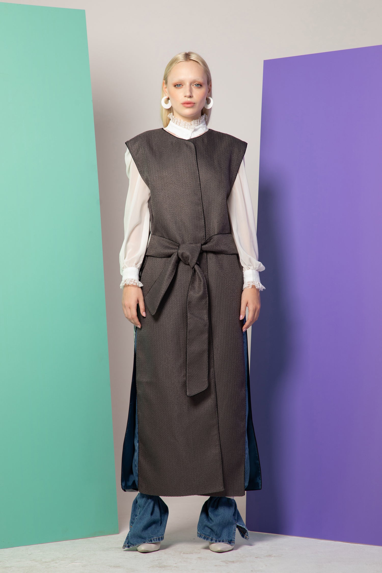 Дълъг елек "Алфа" Ръчна изработка